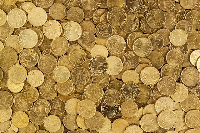 mnoho mincí Evropské unie